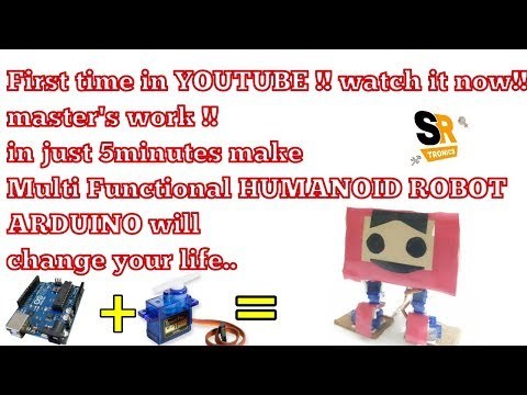 MULTIFUNCTIONAL ARDUINO BIPED ROBOT