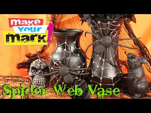 MYM Minute: Spider Web Halloween Vase