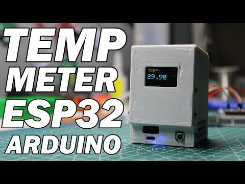 MacTempTosh Temperature Meter with ESP32 and ADT7420 Sensor