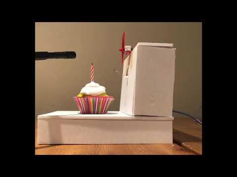 Magic Candle Blowing Cupcake Tray