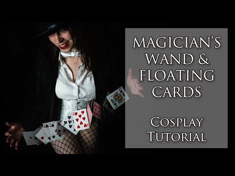 Magician's Wand &amp;amp; Floating Cards Props | Zatanna Zatara Cosplay