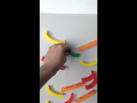 Magnetic Marble Run -Making Space for the Moving parts