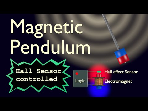 Magnetic Pendulum ( Hall sensor controlled )