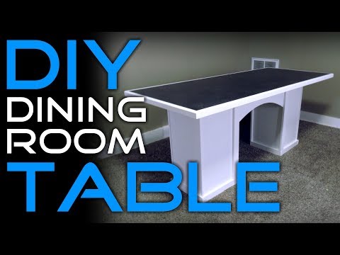 Make A DIY Dining Room / Kitchen Table - Cheap and Simple