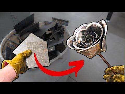 Make A Sheet Metal Flower With Basic Tools