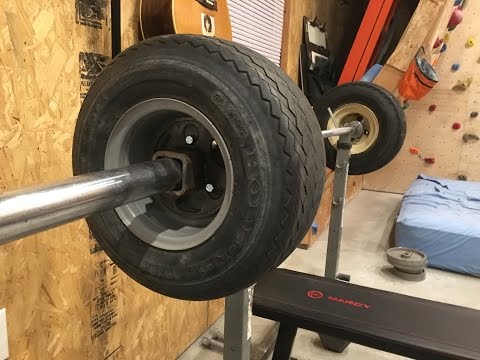 Make Bumper Plates Out Of Golf Cart Tires For Weight Lifting, DIY