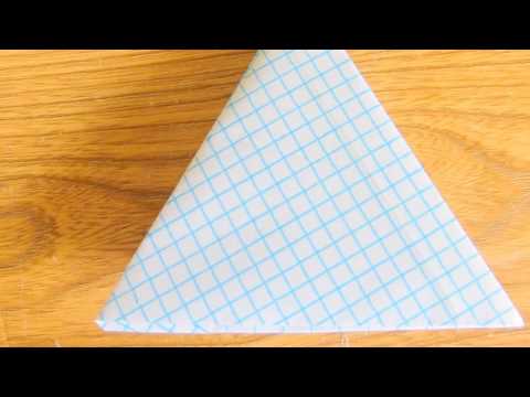 Make Equilateral Triangle Graphing Paper with Pockets in Each Sides