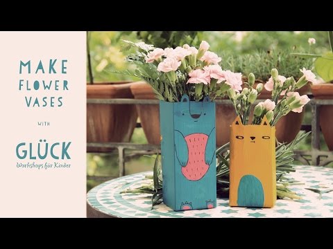 Make Flower Vases with Gl&amp;uuml;ck Workshops