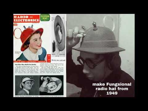 Make Fungsional Radio Hat from 1949