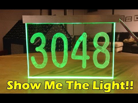 Make LED Light House Number - DIY Build Project