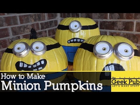 Make Minion Pumpkins for Halloween