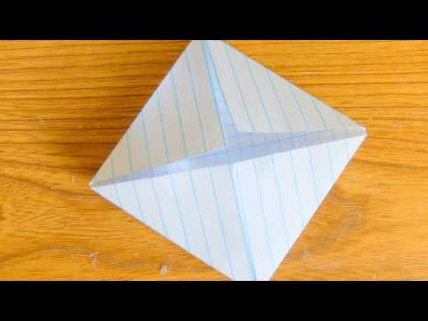 Make Origami of Equilateral Triangle Connector