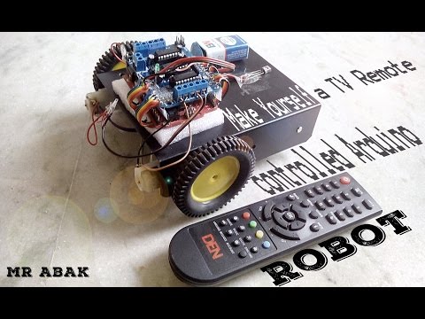 Make Yourself a TV Remote Controlled Arduino Robot!