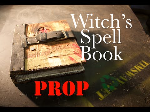 Make a Prop Witch's Spell Book from Scrap - Halloween is coming!