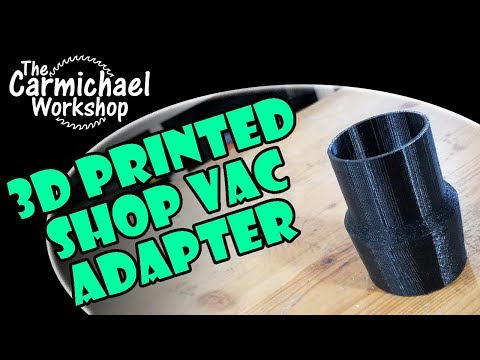 Make a Shop Vac Hose Adapter with Fusion 360 and a 3D Printer