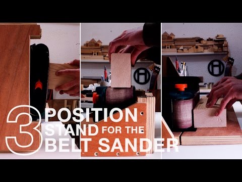 Make a Simple Belt Sander Stand | DIY