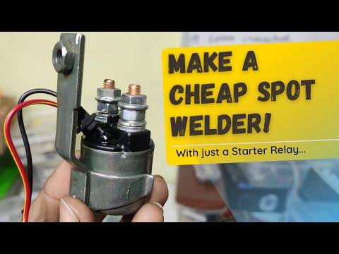 Make a Spot Welder with Starter Relay