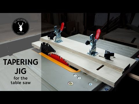 Make a Tapering jig for the table saw