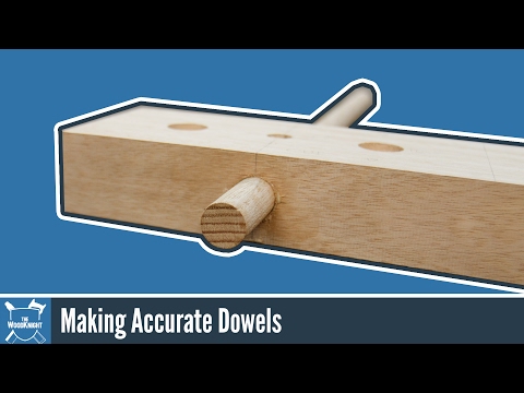 Make accurate dowels with a router