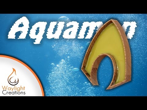 Make an Aquaman Symbol | SUPERHERO EMBLEM #6