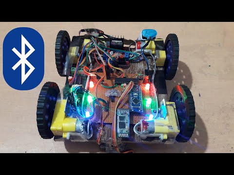 Make bluetooth controlled robot (with your own GUI)