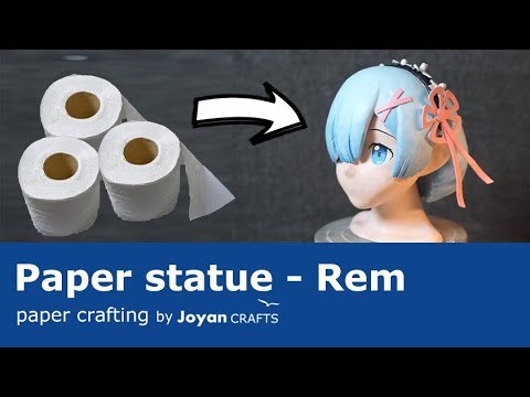 Make paper statue - Rem from paper clay