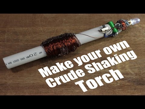 Make your own Crude Shaking Torch (Emergency Flashlight)