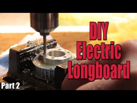 Make your own Electric Motorized Longboard (Part 2) - the mechanical build