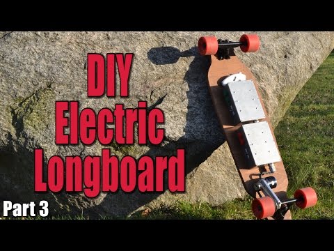 Make your own Electric Motorized Longboard (Part 3) - the wiring &amp;amp; remote control