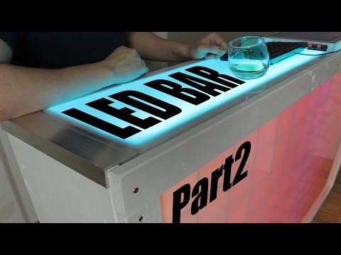 Make your own LED Bar - Part 2 (better light diffusion, backplate construction)