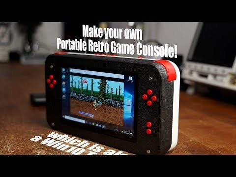 Make your own Portable Retro Game Console!......which is also a Win10 Tablet!