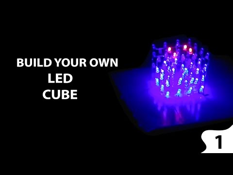 Make your own SIMPLE 4x4x4 LED Cube (Weekend Project #1)