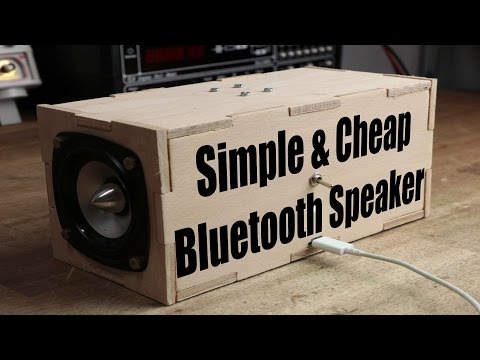 Make your own Simple &amp;amp; Cheap Portable Bluetooth Speaker