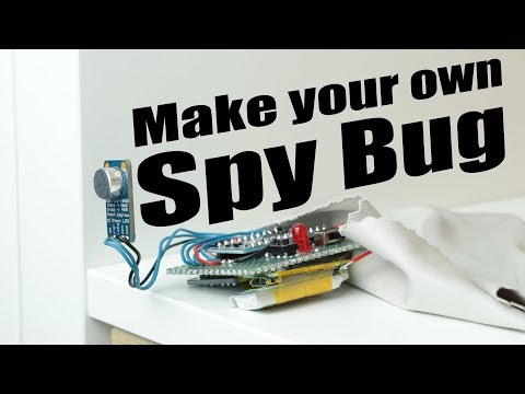 Make your own Spy Bug (Arduino Voice Recorder)