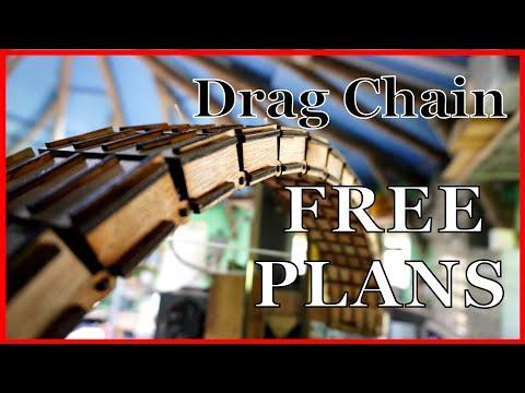 Make your own drag chain, Free Plans for your laser cutter.