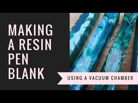 Make your own resin pen blank