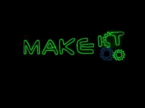 MakeICT Electroluminescent Sign