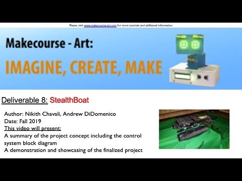 Makecourse Art: StealthBoat