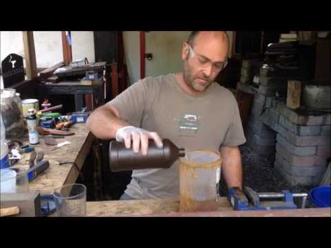 Making Ferric Chloride (FeCl3) for Blade Etching