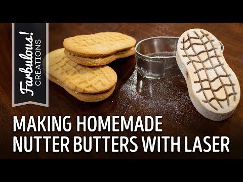 Making Homemade Nutter Butters with Laser Etched Stamp