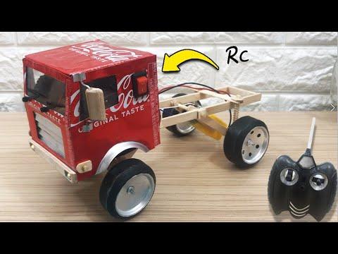 Making Homemade RC Truck DIY with coca cola can(part 2)