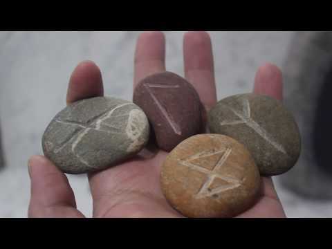 Making Runic Stones From River Rocks