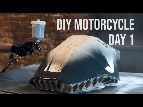 Making a Carbon Fiber Motorcycle Rally Fairing - DAY 1