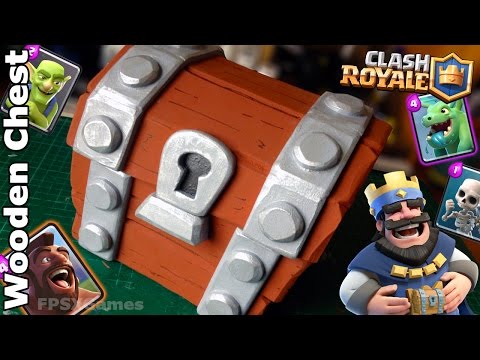 Making a Clash Royale Wooden Chest