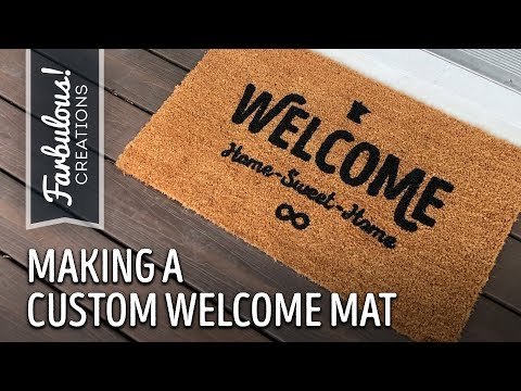 Making a Custom Coir Welcome Mat