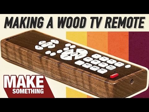 Making a Custom Wood TV Remote | Woodworking Project