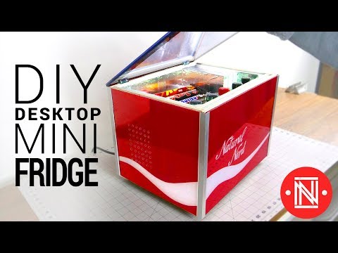 Making a Desktop Mini Fridge || DIY