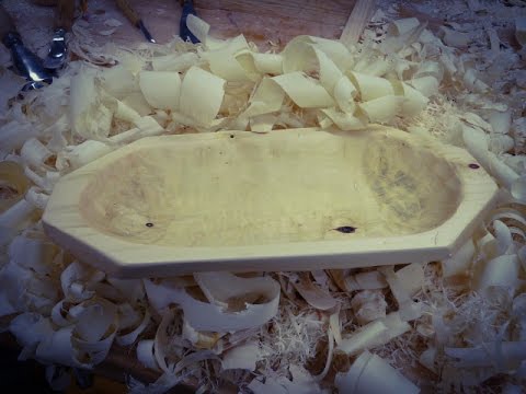 Making a Dough Bowl From a Log