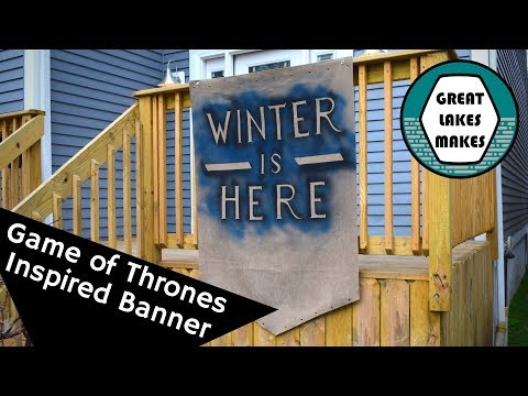 Making a Game of Thrones Inspired Banner | How To