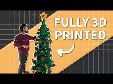 Making a Giant Lego Inspired Christmas Tree